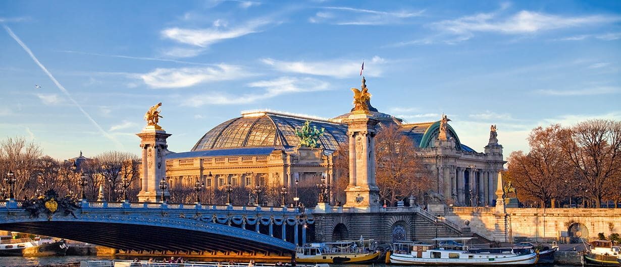 Paris Grand Palais and the Seine