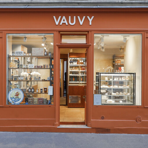 Façade of the Vauvy boutique in Boulogne-Billancourt